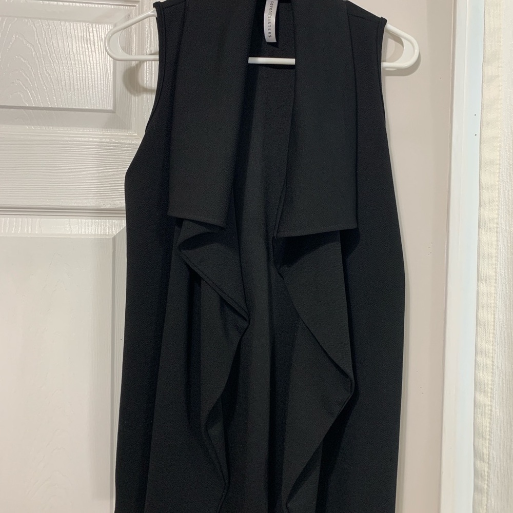 Black Open Sleeveless Dress